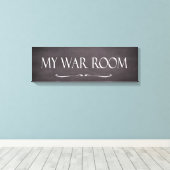 Mijn postzegelteken canvas afdruk (Insitu (Houten vloer))