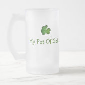 Mijn pot met gouden St. Patrick's Day Beer Mok (Links)
