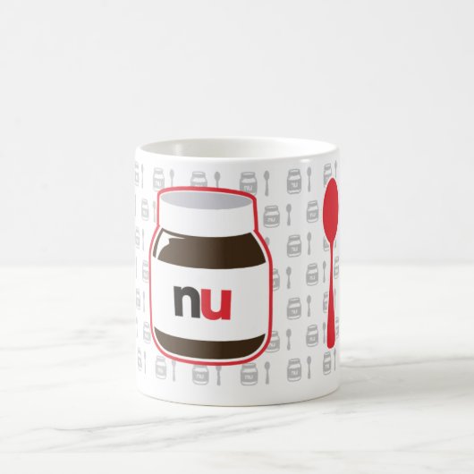 Mijn pot van Nutella Koffiemok (Center)