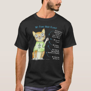 Mijn poten hebben klauwen nodig Katje Kattenliefde T-shirt