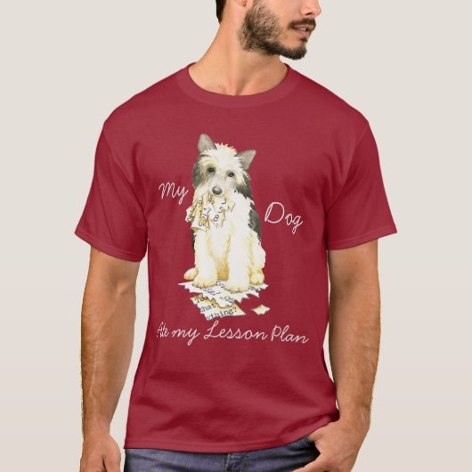 Mijn powderpuff Ate Mijn Lesson Plan T-shirt (Voorkant)