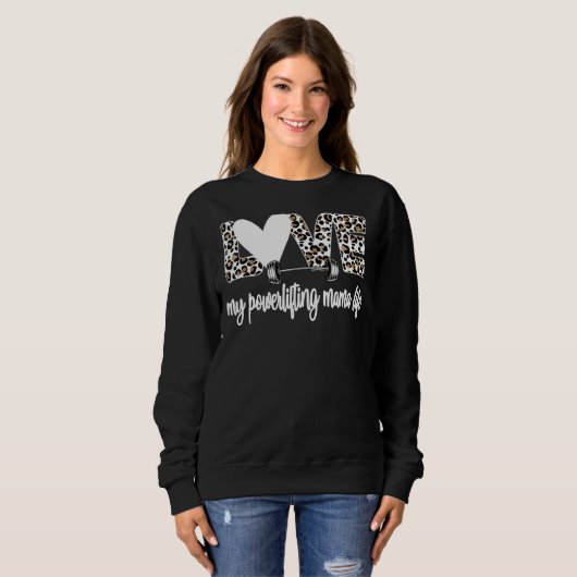 Mijn Powerlift Mama Life Powerlift mama Trui (Voorkant volledig)