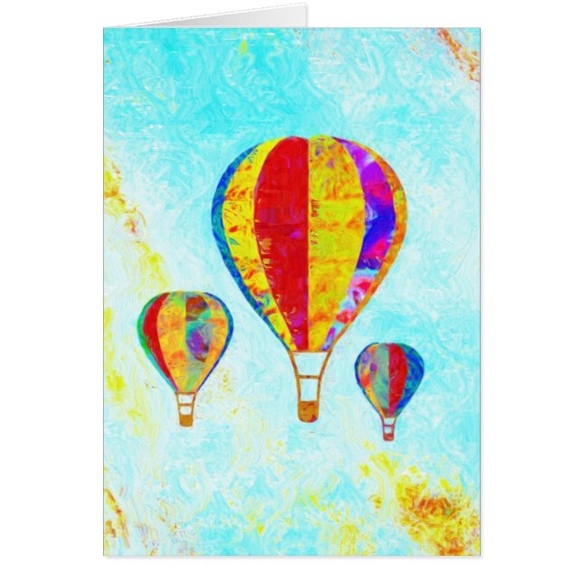 Mijn prachtige ballonkaart (Voorkant)