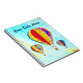 Mijn prachtige ballonnen spirale laptop notitieboek (Rechterzijde)