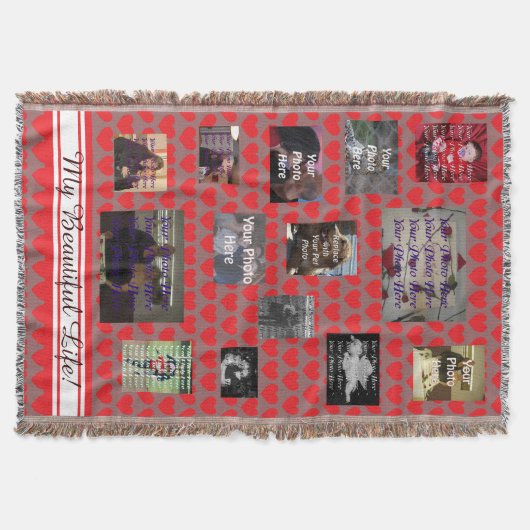 Mijn prachtige familie van het leven deken (Voorkant)