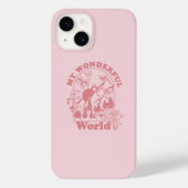 Mijn prachtige World Retro Flowers Case-Mate iPhone Case (Achterkant)