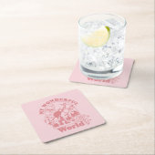 Mijn prachtige World Retro Flowers Kartonnen Onderzetters (Insitu)