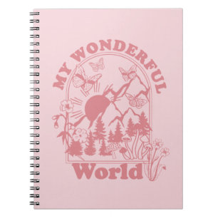 Mijn prachtige World Retro Flowers Notitieboek