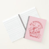 Mijn prachtige World Retro Flowers Notitieboek (Binnen)