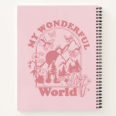 Mijn prachtige World Retro Flowers Notitieboek (Achterkant)