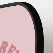 Mijn prachtige World Retro Flowers Pickleball Paddle (Links Detail)