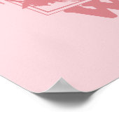 Mijn prachtige World Retro Flowers Poster (Hoek)