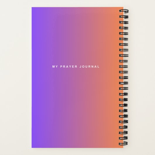 Mijn Prayer Journal Notitieboek (Achterkant)