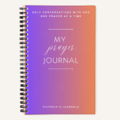 Mijn Prayer Journal Notitieboek (Voorkant)