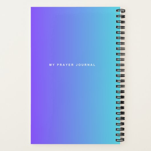 Mijn Prayer Journal Notitieboek (Achterkant)