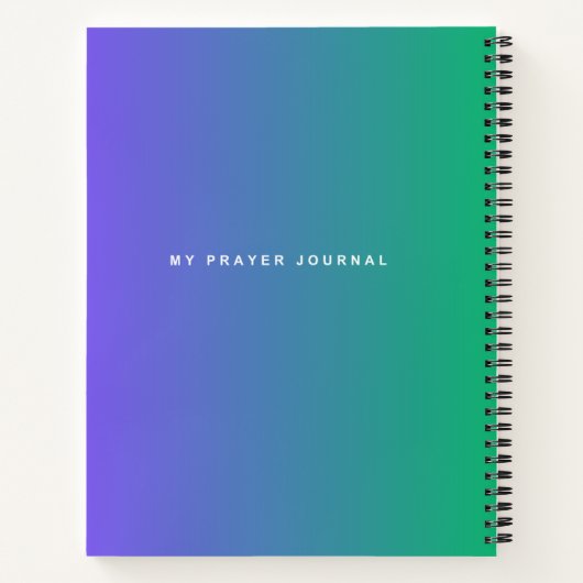 Mijn Prayer Journal Notitieboek (Achterkant)