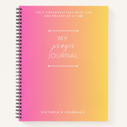 Mijn Prayer Journal Notitieboek (Voorkant)