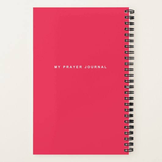 Mijn Prayer Journal Notitieboek (Achterkant)