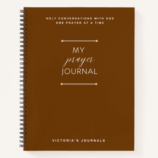 Mijn Prayer Journal Notitieboek (Voorkant)