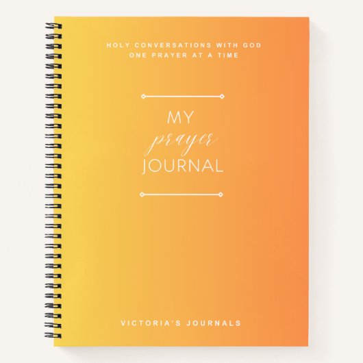 Mijn Prayer Journal Notitieboek (Voorkant)