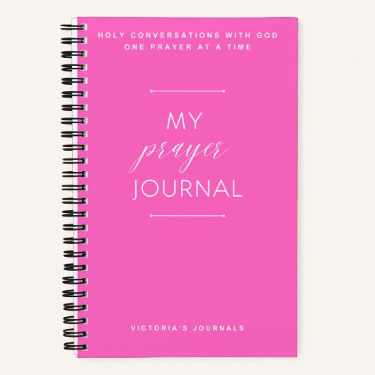 Mijn Prayer Journal Notitieboek (Voorkant)