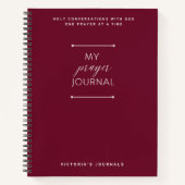 Mijn Prayer Journal Notitieboek (Voorkant)