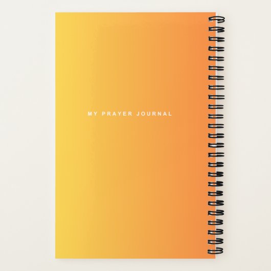 Mijn Prayer Journal Notitieboek (Achterkant)