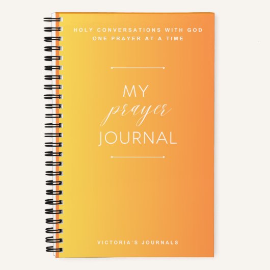 Mijn Prayer Journal Notitieboek (Voorkant)