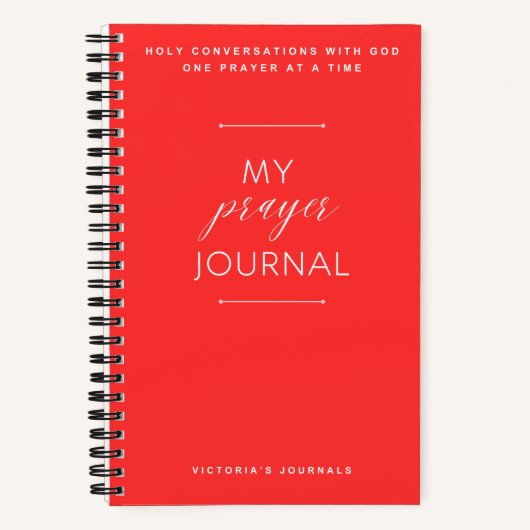 Mijn Prayer Journal Notitieboek (Voorkant)
