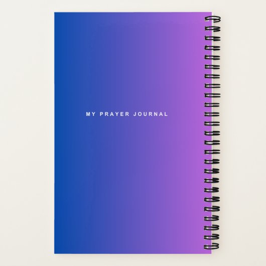 Mijn Prayer Journal Notitieboek (Achterkant)
