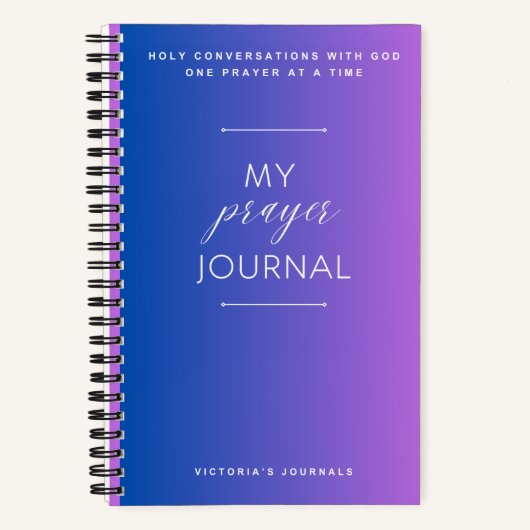Mijn Prayer Journal Notitieboek (Voorkant)