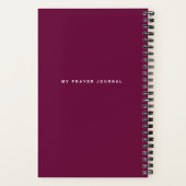 Mijn Prayer Journal Notitieboek (Achterkant)