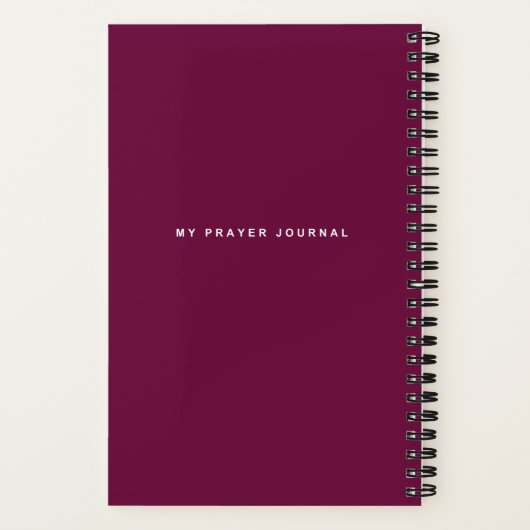 Mijn Prayer Journal Notitieboek (Achterkant)