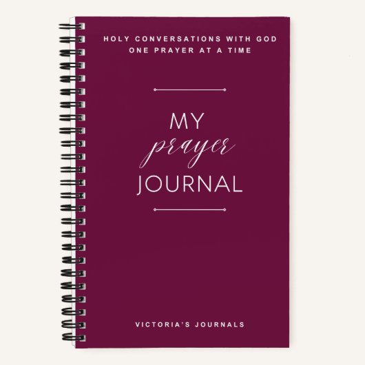 Mijn Prayer Journal Notitieboek (Voorkant)