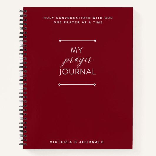 Mijn Prayer Journal Notitieboek (Voorkant)