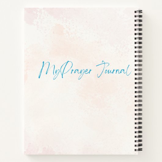 Mijn Prayer Journal Notitieboek (Achterkant)