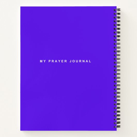 Mijn Prayer Journal Notitieboek (Achterkant)
