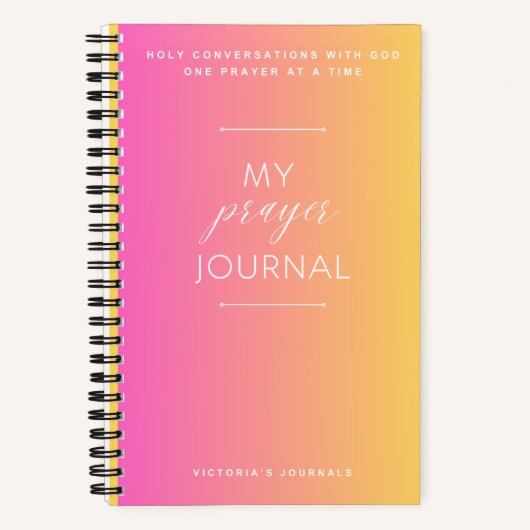 Mijn Prayer Journal Notitieboek (Voorkant)