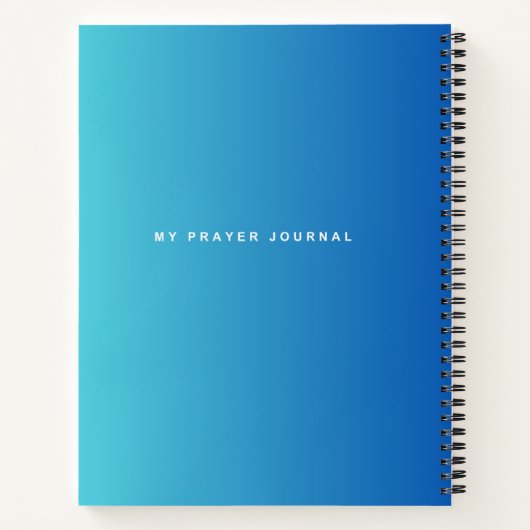Mijn Prayer Journal Notitieboek (Achterkant)