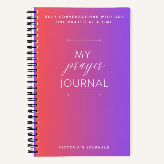 Mijn Prayer Journal Notitieboek (Voorkant)