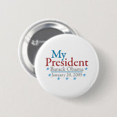 Mijn President (Barack Obama) Ronde Button 5,7 Cm (Voorkant /achterkant)