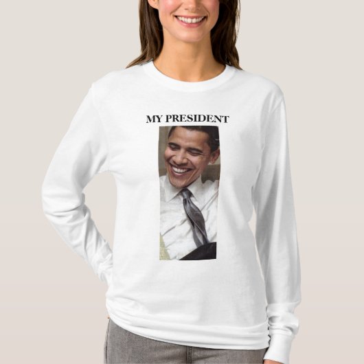 MIJN PRESIDENT BARACK SHIRT (Voorkant)
