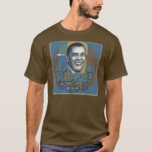 Mijn President is Black Obama Shirt (Voorkant)