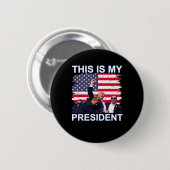 Mijn President is de verkiezing van Trump in 2024 Ronde Button 5,7 Cm (Voorkant /achterkant)