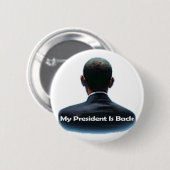 Mijn President is terug Ronde Button 5,7 Cm (Voorkant /achterkant)