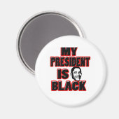 Mijn President is zwart Magneet (Voorkant / Achterkant)