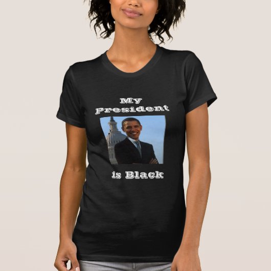 Mijn President is zwart T-shirt (Voorkant)