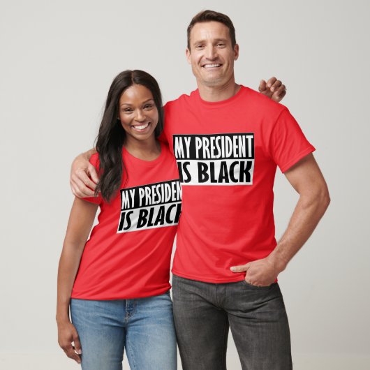 Mijn President is zwart — T-shirt (Unisex)