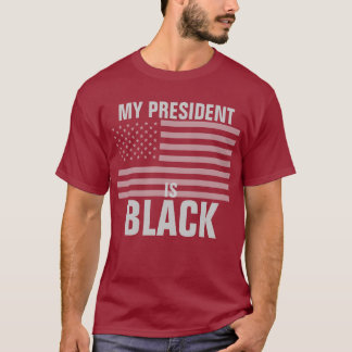 Mijn President is zwart T-shirt