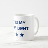 Mijn president koffiemok (Voorkant rechts)